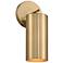 Savoy House Lio 12" High Noble Brass Wall Sconce