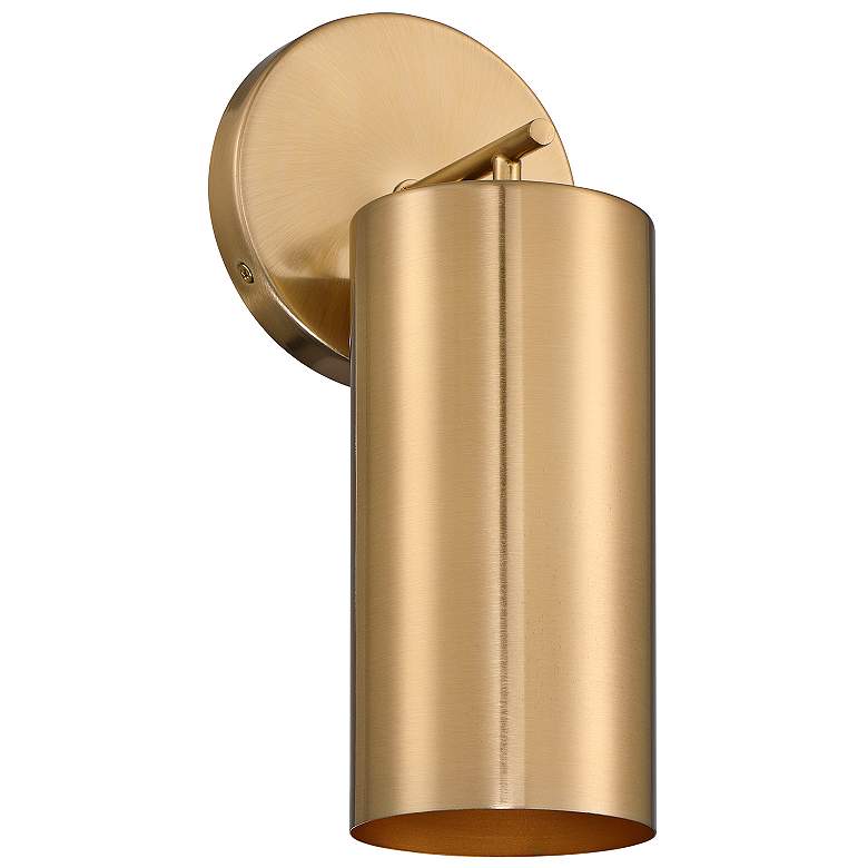 Image 3 Savoy House Lio 12" High Noble Brass Wall Sconce more views