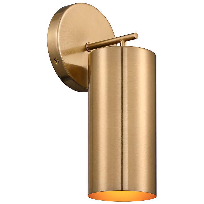 Image 5 Savoy House Lio 12" High Noble Brass Wall Sconce more views