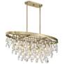 6_Savoy House Livorno 36" Noble Brass and Crystal 8-Light Chandelier more views