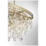 7_Savoy House Livorno 36" Noble Brass and Crystal 8-Light Chandelier more views