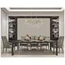 Savoy House Livorno 36" Noble Brass and Crystal 8-Light Chandelier