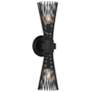 1_Savoy House Longfellow 20"H Matte Black 2-Light Wall Sconce