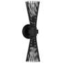 2_Savoy House Longfellow 20"H Matte Black 2-Light Wall Sconce more views