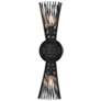 3_Savoy House Longfellow 20"H Matte Black 2-Light Wall Sconce more views
