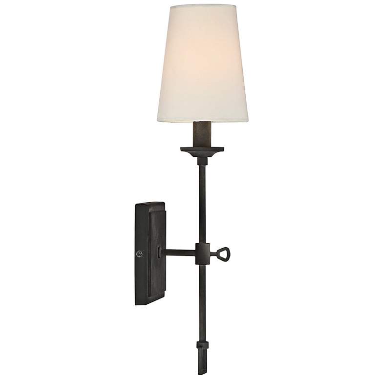 Image 4 Savoy House Lorainne 17 1/2" High Oxidized Black Wall Sconce more views