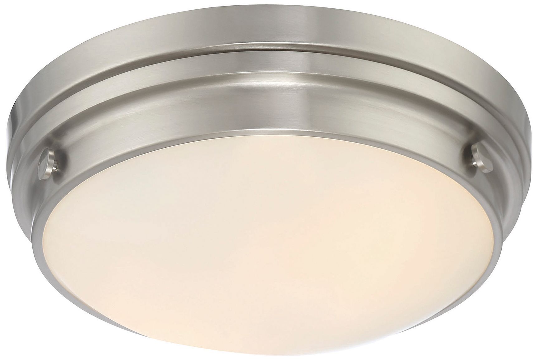 Image 4 Savoy House Lucerne 13 1/4" Wide Satin Nickel Ceiling Light more views