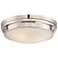 Savoy House Lucerne 15" Wide Polished Nickel Ceiling Light