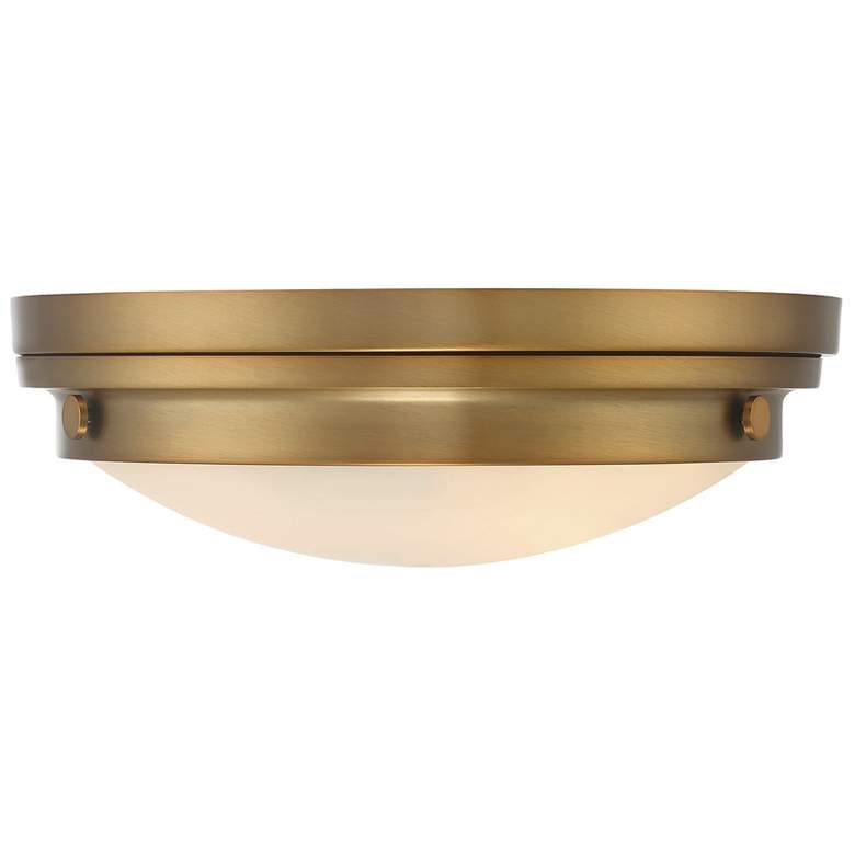 Image 1 Savoy House Lucerne 15" Wide Warm Brass Ceiling Light