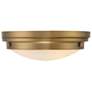Savoy House Lucerne 15" Wide Warm Brass Ceiling Light