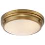 Thumbnail4 of Savoy House Lucerne 15" Wide Warm Brass Ceiling Light more views