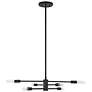 2_Savoy House Lyrique 21.75" Wide Matte Black 6-Light Chandelier more views