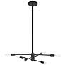 3_Savoy House Lyrique 21.75" Wide Matte Black 6-Light Chandelier more views