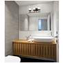 7_Savoy House Macauley 24" Wide Vintage Black with Warm Brass Bath Light more views