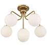 4_Savoy House Marco 24" Wide Warm Brass 6-Light Ceiling Light more views