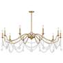 Thumbnail3 of Savoy House Mariposa 60" Wide Warm Brass 10-Light Chandelier more views