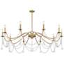 Thumbnail4 of Savoy House Mariposa 60" Wide Warm Brass 10-Light Chandelier more views