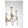 6_Savoy House Mayfair 25 1/2" Warm Brass and Chrome 6-Light Chandelier more views