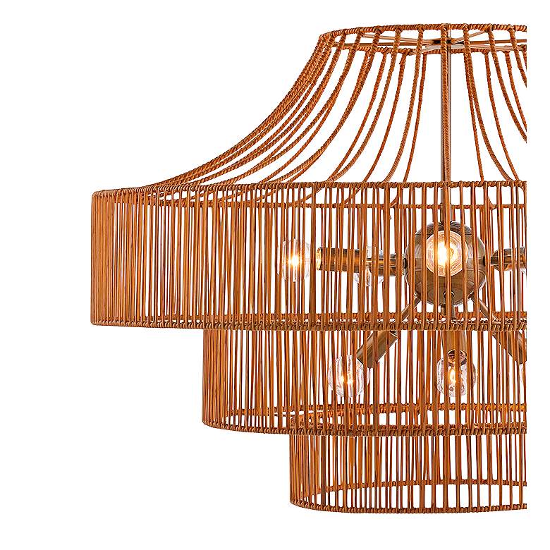 Image 3 Savoy House Medlock 32"W Burnished Brass Outdoor Chandelier more views