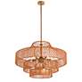 5_Savoy House Medlock 32"W Burnished Brass Outdoor Chandelier more views