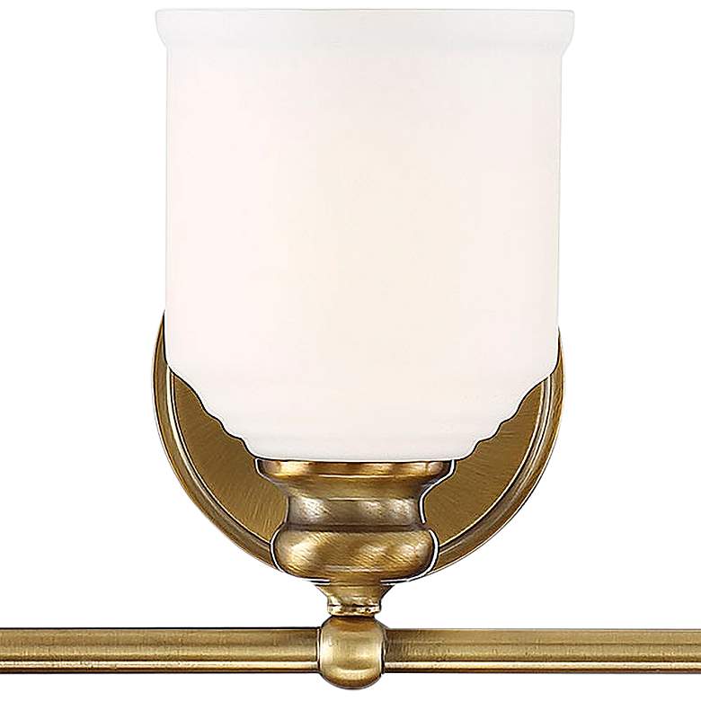 Image 2 Savoy House Melrose 24" Wide Warm Brass 3-Light Bath Light more views