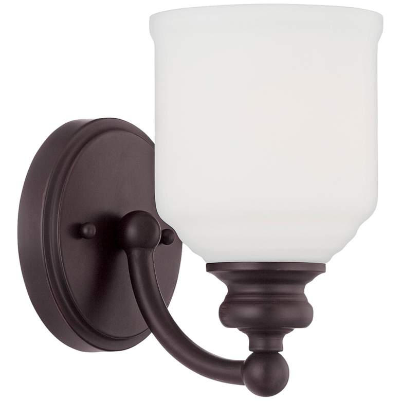 Image 2 Savoy House Melrose 7 3/4"H English Bronze Wall Sconce