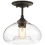 Savoy House Meridian 10.75" Wide Oil Rubbed Bronze 1-Light Ceiling Lig