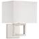 Savoy House Meridian 10 1/2" High Brushed Nickel Wall Sconce