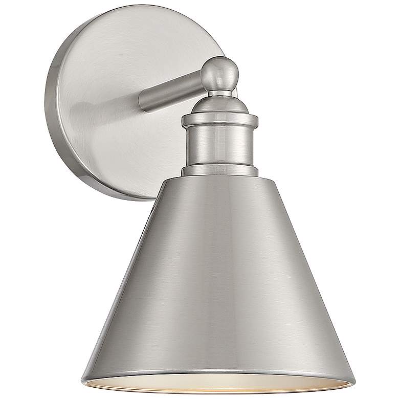 Image 5 Savoy House Meridian 10" High Brushed Nickel Wall Sconce more views