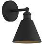 1_Savoy House Meridian 10" high Matte Black Wall Sconce