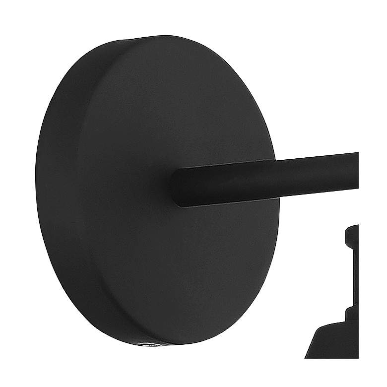 Image 2 Savoy House Meridian 10" high Matte Black Wall Sconce more views