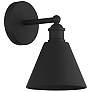 3_Savoy House Meridian 10" high Matte Black Wall Sconce more views