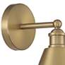 2_Savoy House Meridian 10" High Natural Brass Wall Sconce more views