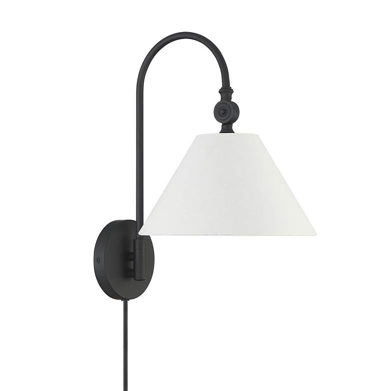 Image 3 Savoy House Meridian 10" Wide Matte Black 1-Light Wall Sconce more views
