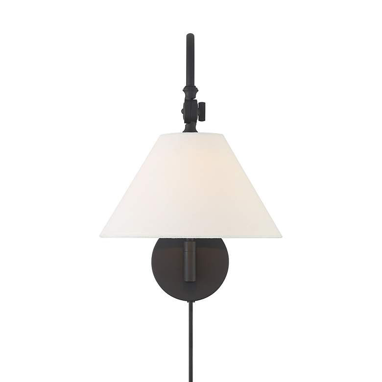 Image 4 Savoy House Meridian 10" Wide Matte Black 1-Light Wall Sconce more views