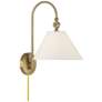 Savoy House Meridian 10" Wide Natural Brass 1-Light Wall Sconce