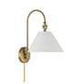 3_Savoy House Meridian 10" Wide Natural Brass 1-Light Wall Sconce more views