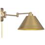 5_Savoy House Meridian 10" Wide Natural Brass 1-Light Wall Sconce more views