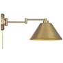 6_Savoy House Meridian 10" Wide Natural Brass 1-Light Wall Sconce more views