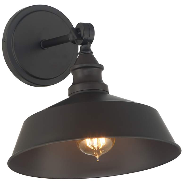 Image 1 Savoy House Meridian 10 inch Wide Oil Rubbed Bronze 1-Light Wall Sconce