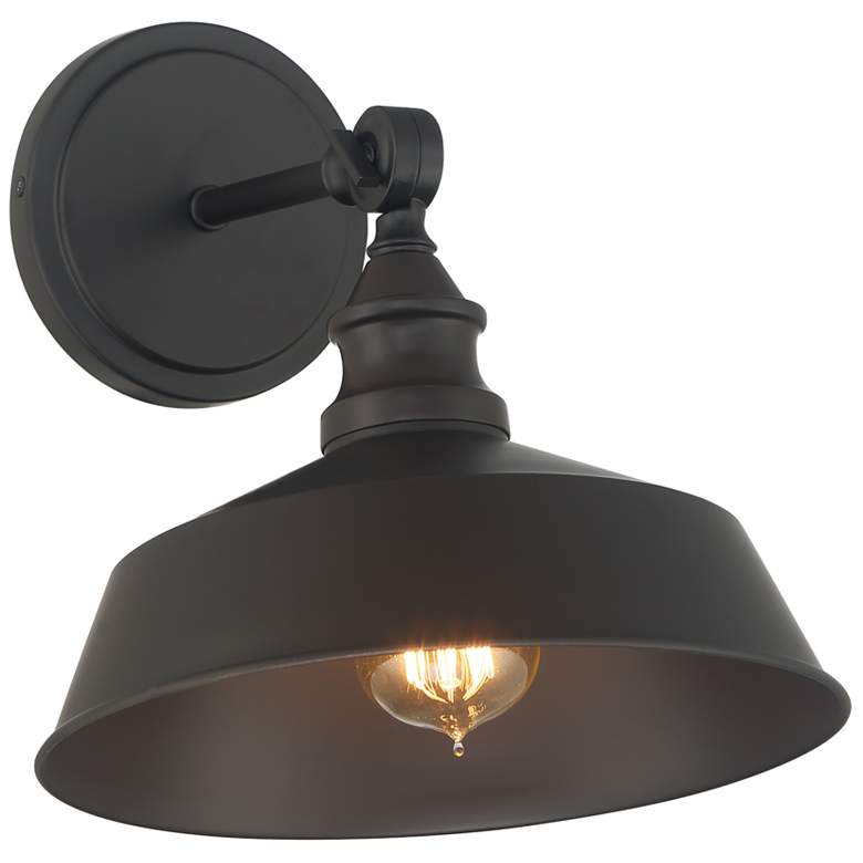 Image 1 Savoy House Meridian 10" Wide Oil Rubbed Bronze 1-Light Wall Sconce
