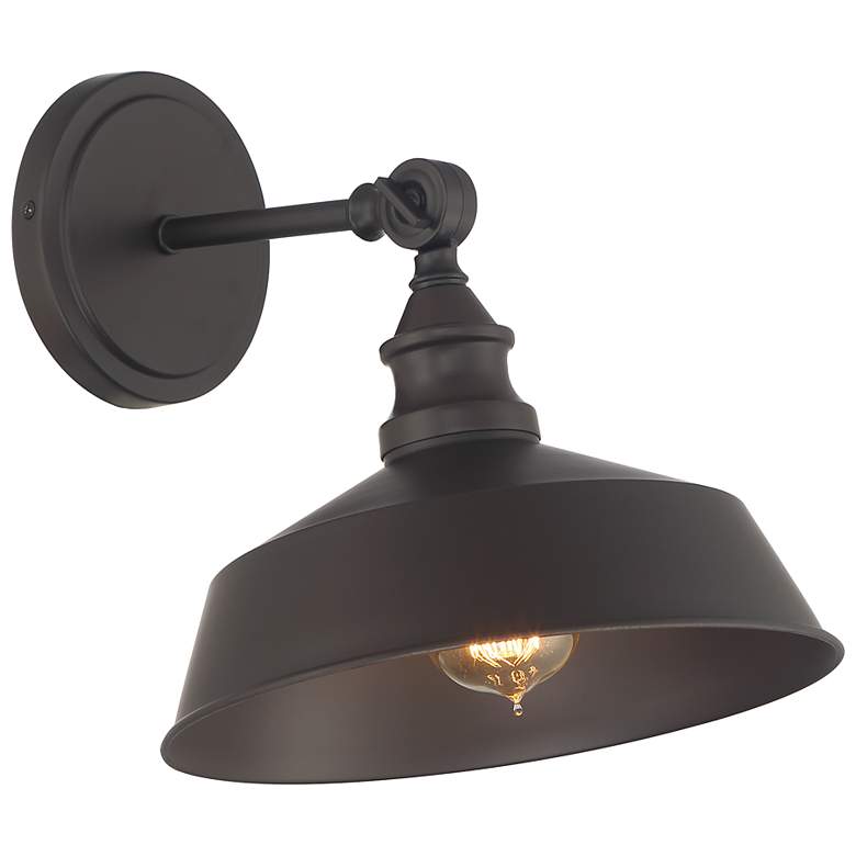 Image 4 Savoy House Meridian 10" Wide Oil Rubbed Bronze 1-Light Wall Sconce more views