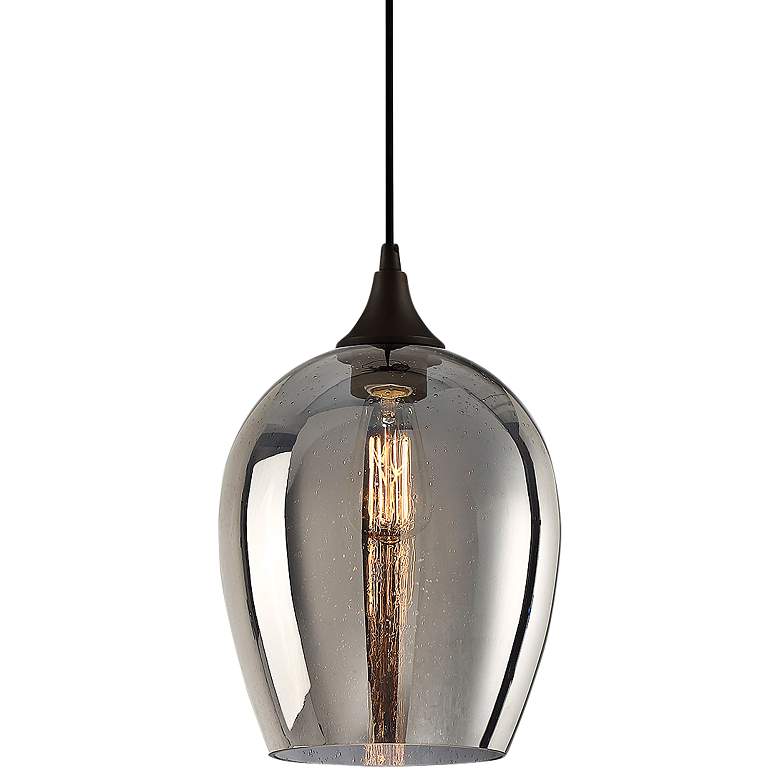 Image 1 Savoy House Meridian 10" Wide Oil-Rubbed Bronze Mini Pendant