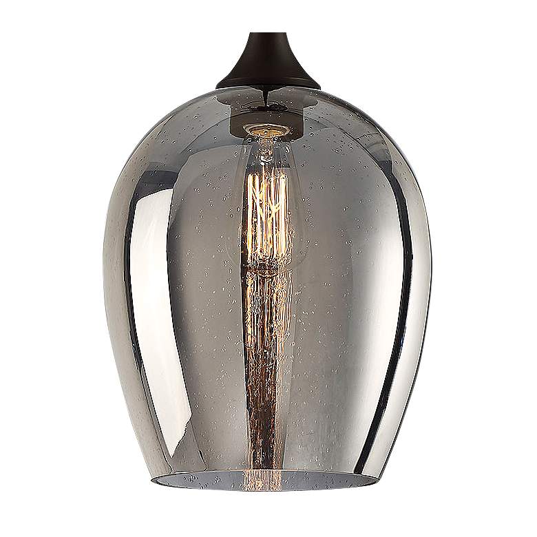 Image 2 Savoy House Meridian 10" Wide Oil-Rubbed Bronze Mini Pendant more views