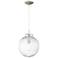 Savoy House Meridian 12" Wide Brushed Nickel Mini Pendant