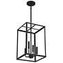 4_Savoy House Meridian 12" Wide Matte Black 4-Light Pendant more views