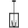 5_Savoy House Meridian 12" Wide Matte Black 4-Light Pendant more views