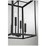 6_Savoy House Meridian 12" Wide Matte Black 4-Light Pendant more views