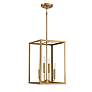 Thumbnail3 of Savoy House Meridian 12" Wide Natural Brass 4-Light Pendant more views