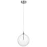 1_Savoy House Meridian 12"W Brushed Nickel LED Mini Pendant